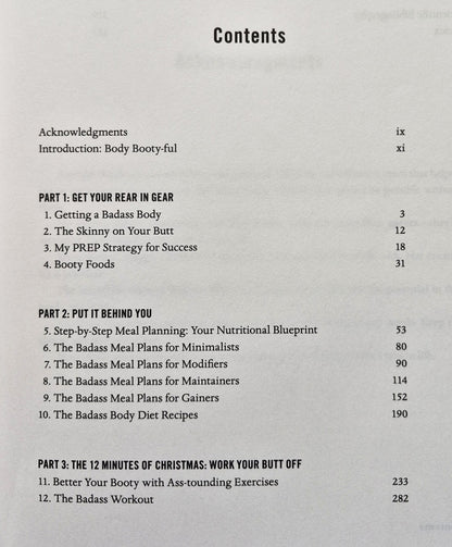 The Badass Body Diet by Christmas Abbott (Very good, 2015, Pbk, 328 pgs, William Morrow)