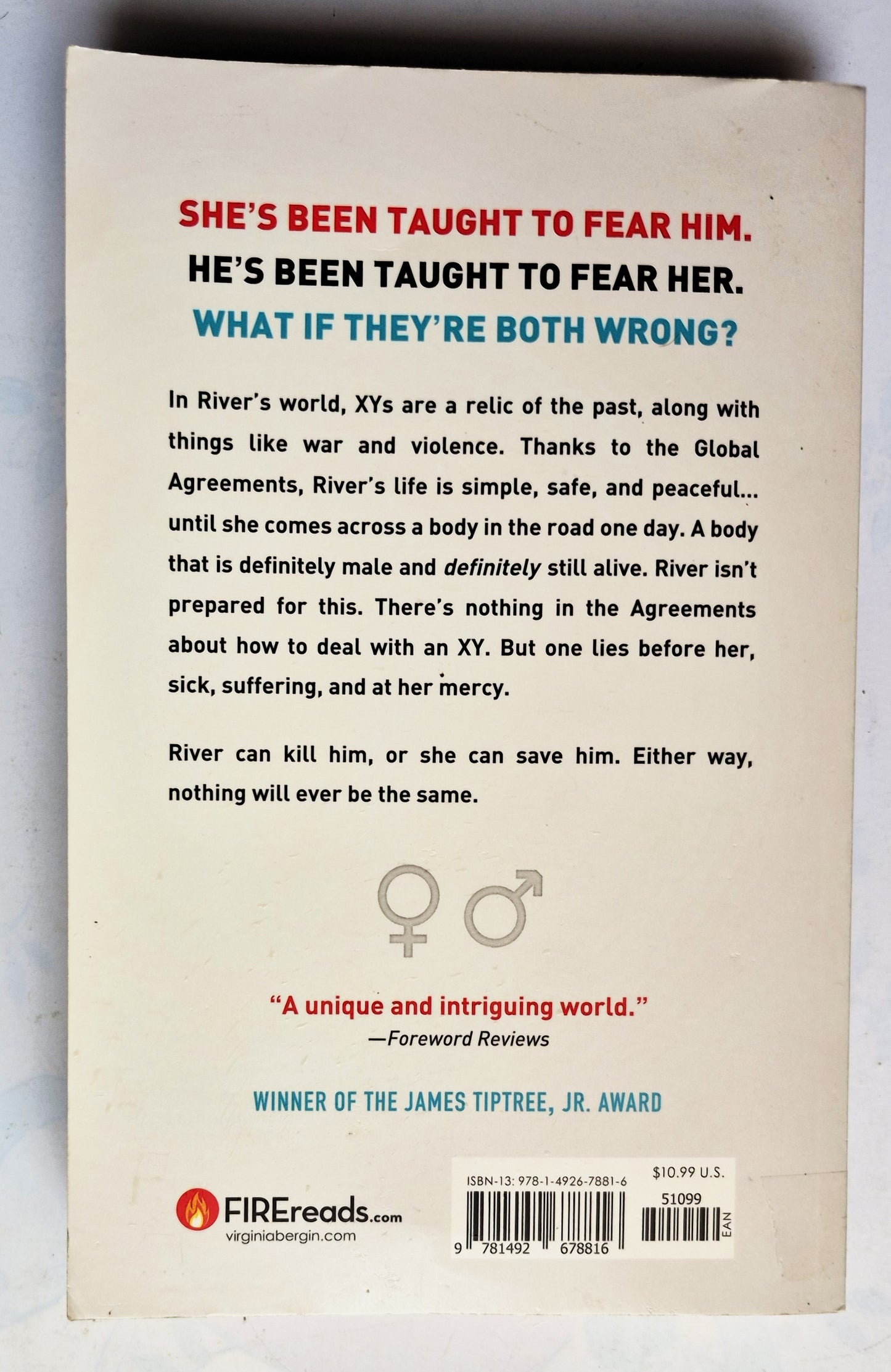 The XY by Virginia Bergin (Very good, 2018, Pbk, 337 pgs, Firereads)