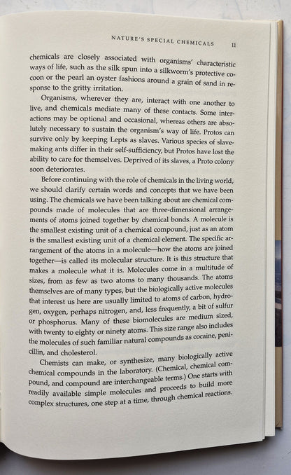 Thieves Deceivers and Killers: Tales of Chemistry in Nature by William Agosta (Very good, 2001, HC, 241 pgs, Princeton University Press)