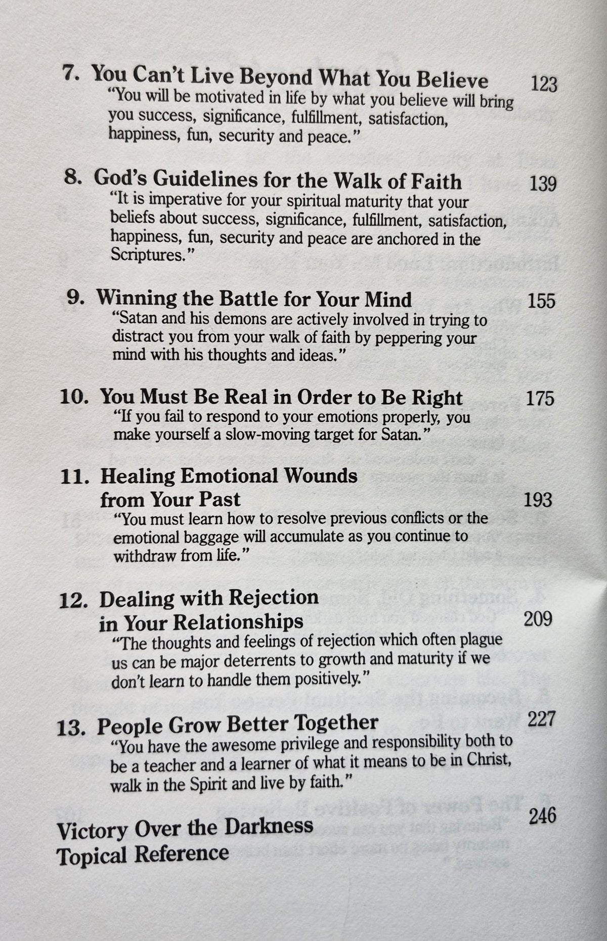 Victory Over the Darkness: Realizing the Power of Your Identity in Christ by Neil T. Anderson (Good, 1990, Pbk, 250 pgs, Regal Bks)