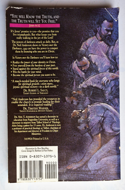 Victory Over the Darkness: Realizing the Power of Your Identity in Christ by Neil T. Anderson (Good, 1990, Pbk, 250 pgs, Regal Bks)