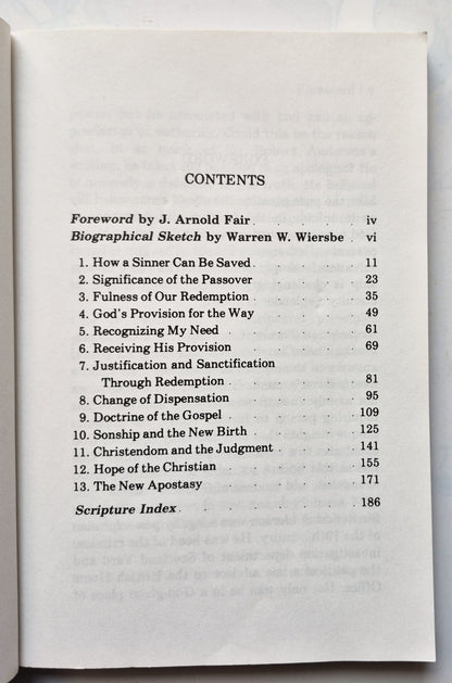 Redemption Truths by Sir Robert Anderson (Very good, 1980, Pbk, 188 pgs, Kregel)
