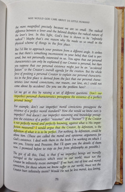 Letters from a Skeptic by Gregory A. Boyd; Edward K. Boyd (Acceptable, 1994, HC, 190 pgs, Life Journey)