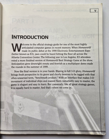 Homeworld 3D Real-Time Strategy by Rick Barba (Good, 1999, Pbk, 161 pgs, Prima Games)
