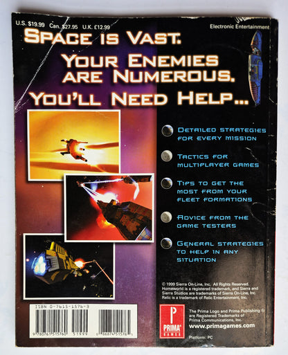 Homeworld 3D Real-Time Strategy by Rick Barba (Good, 1999, Pbk, 161 pgs, Prima Games)
