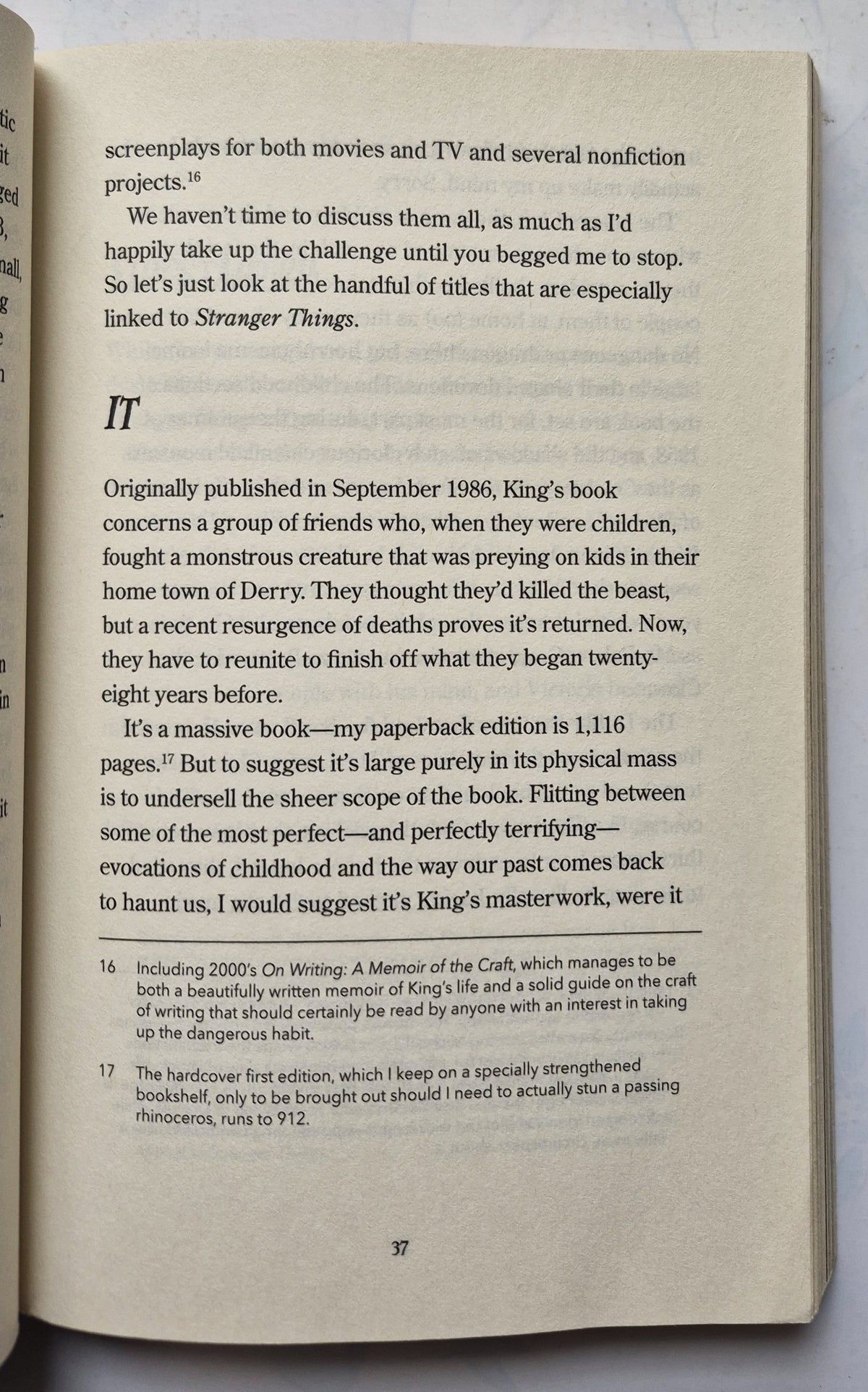 Notes from the Upside Down: An Unofficial Guide to Stranger Things by Guy Adams (Very Good, 2017, Pbk, 231 pgs, Simon & Schuster