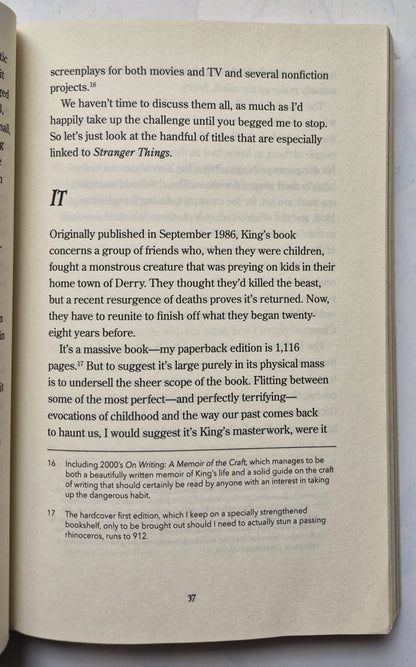 Notes from the Upside Down: An Unofficial Guide to Stranger Things by Guy Adams (Very Good, 2017, Pbk, 231 pgs, Simon & Schuster