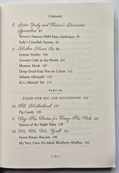 The Sweet Potato Queens' Big Ass Cookbook (and Financial Planner) by Jill Conner Browne (Very good, 2003, Pbk, 267 pgs, Three Rivers Press)