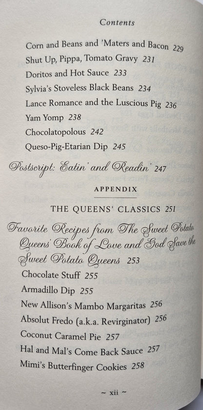 The Sweet Potato Queens' Big Ass Cookbook (and Financial Planner) by Jill Conner Browne (Very good, 2003, Pbk, 267 pgs, Three Rivers Press)