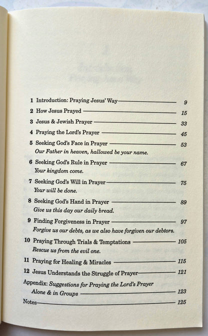 Praying Jesus' Way: A Guide for Beginners & Veterans by Brian J. Dodd (Very Good, 1997, Pbk, 129 pgs, InterVarsity Press)