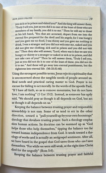 Praying Jesus' Way: A Guide for Beginners & Veterans by Brian J. Dodd (Very Good, 1997, Pbk, 129 pgs, InterVarsity Press)