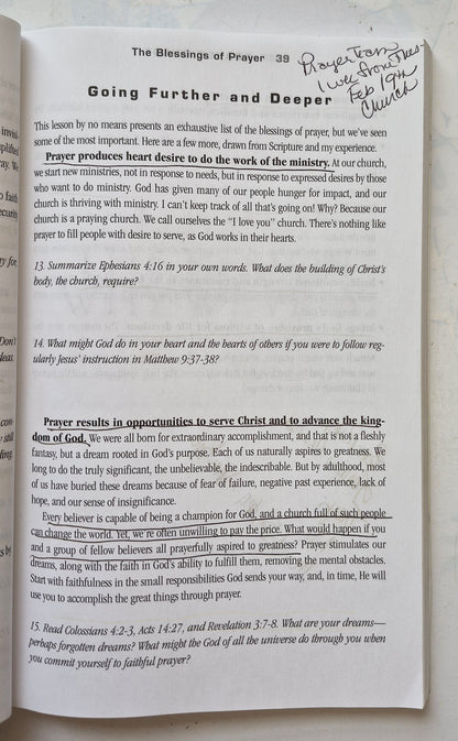 Prayer Quest; Breaking Through to Your God-Given Dreams and Destiny by Dee Duke; Brian Smith (Good, 2004, Pbk, 178 pgs, NavPress)