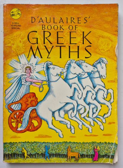 D'Aulaire's Book of Greek Myths by Ingri & Edgar D'Aulaire (Good, 1980, Pbk, 192 pgs, Bantam Doubleday Dell)
