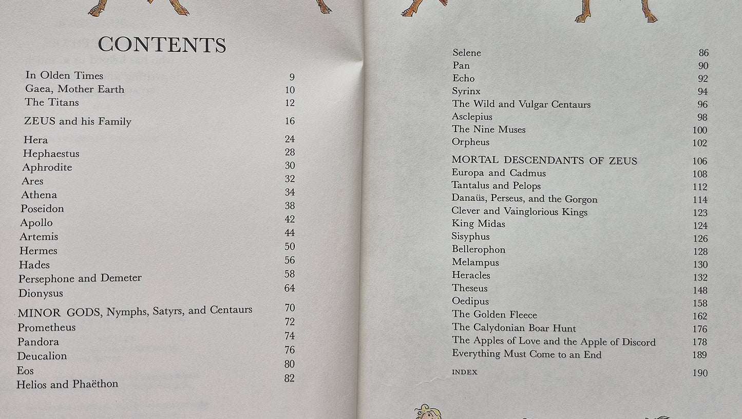 D'Aulaire's Book of Greek Myths by Ingri & Edgar D'Aulaire (Good, 1980, Pbk, 192 pgs, Bantam Doubleday Dell)