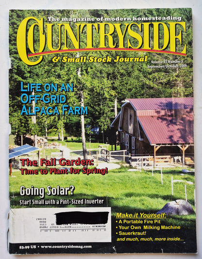 Juego de revistas Countryside & Small Stock Journal: Volumen 92 Núm. 1-4 enero-agosto (2008, Muy buen estado)