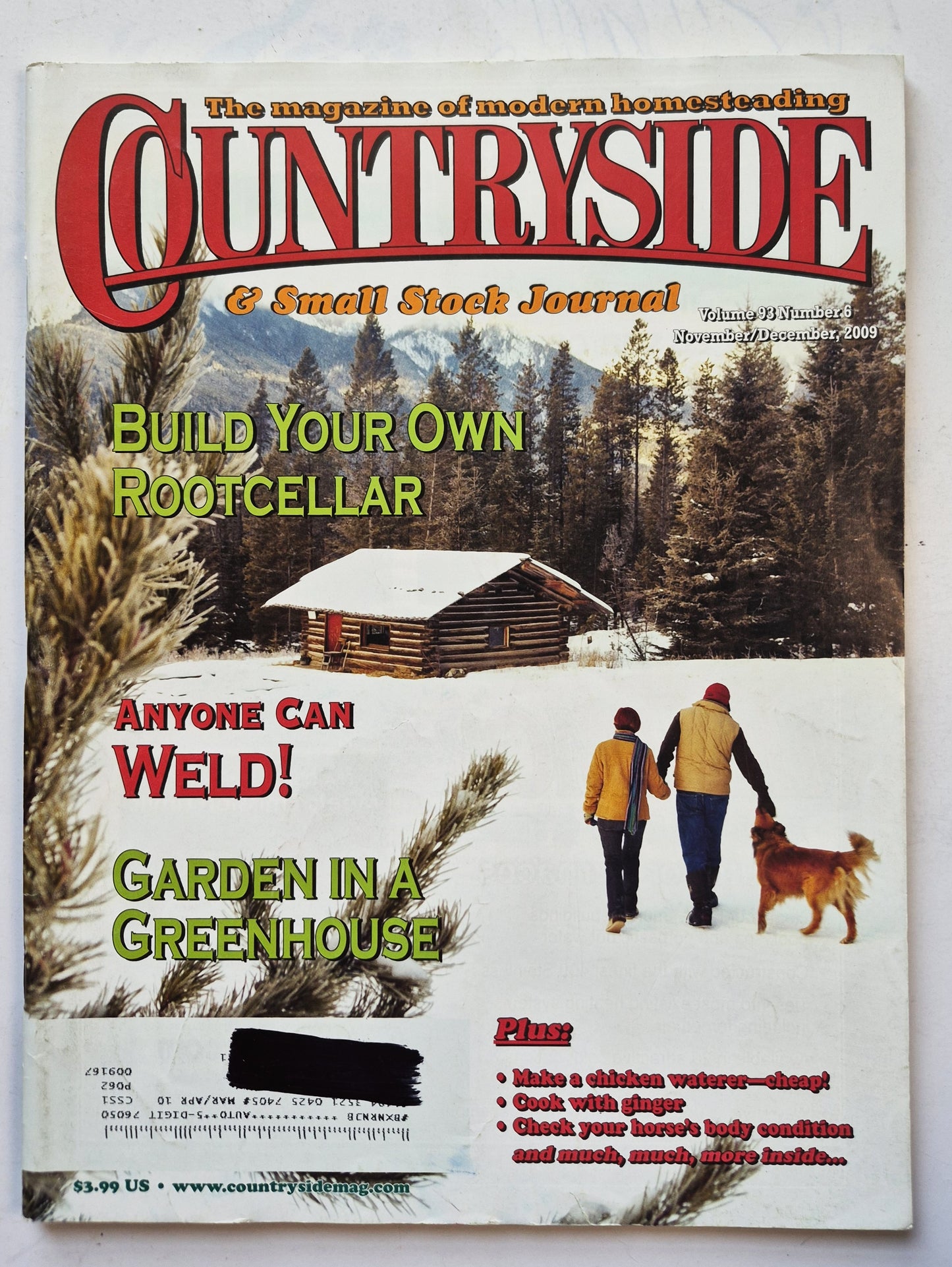 Juego de revistas Countryside & Small Stock Journal: Volumen 92 Núm. 1-4 enero-agosto (2008, Muy buen estado)