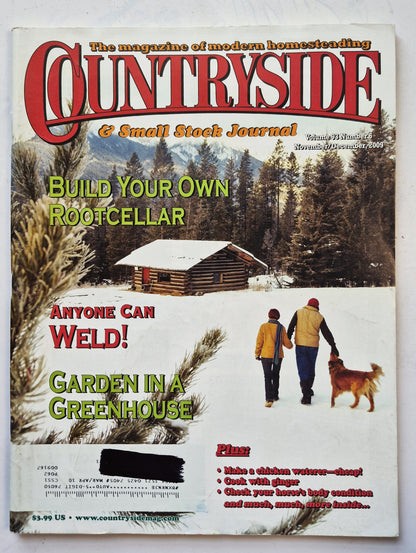 Juego de revistas Countryside & Small Stock Journal: Volumen 92 Núm. 1-4 enero-agosto (2008, Muy buen estado)