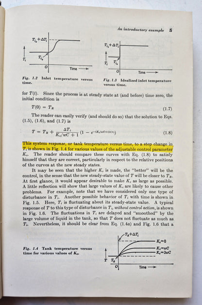 Chemical Engineering Series: Process Systems Analysis and Control by Donald R. Coughanowr; Lowell B. Koppel (Good, 1965, HC, 491 pgs, McGraw-Hill Inc. First Edition)