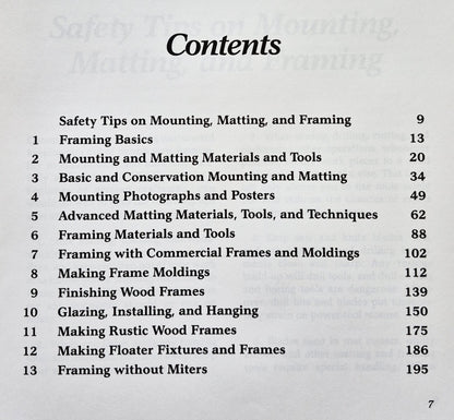 Home Book of Picture Framing by Kenn Oberrecht (Very good, 1988, Pbk, 272 pgs, Stackpole Books)