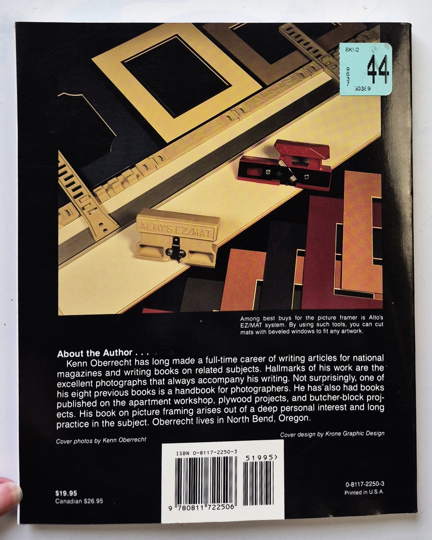 Home Book of Picture Framing by Kenn Oberrecht (Very good, 1988, Pbk, 272 pgs, Stackpole Books)