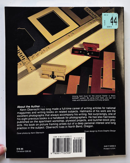 Home Book of Picture Framing by Kenn Oberrecht (Very good, 1988, Pbk, 272 pgs, Stackpole Books)