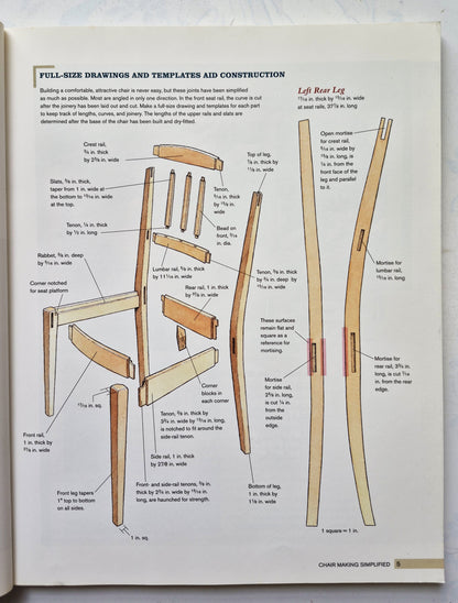 The New Best of Fine Woodworking: Designing and Building Chairs by The Editors of Fine Woodworking (Very good, 2006, Pbk, 155 pgs, Taunton Press)