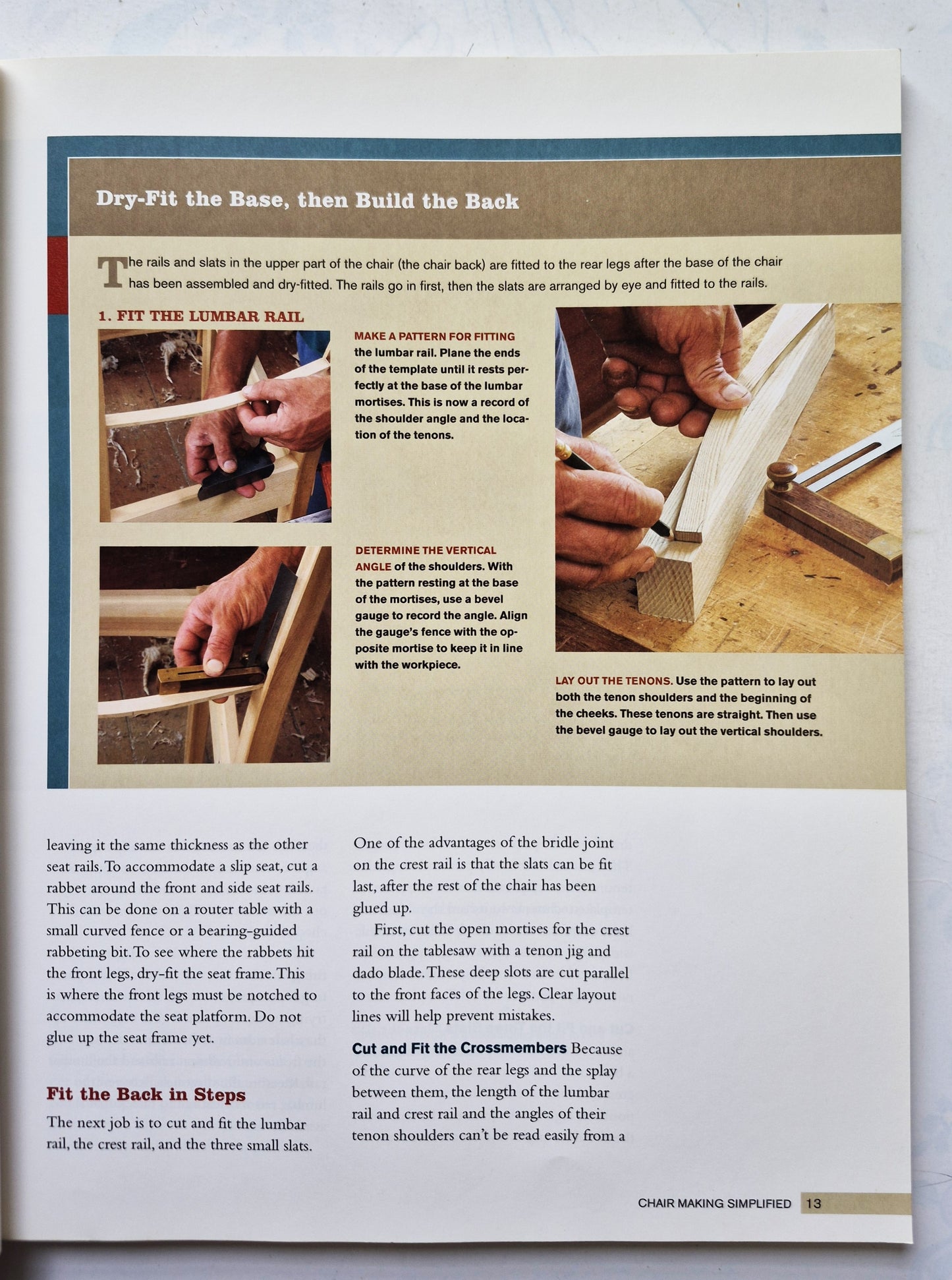 The New Best of Fine Woodworking: Designing and Building Chairs by The Editors of Fine Woodworking (Very good, 2006, Pbk, 155 pgs, Taunton Press)