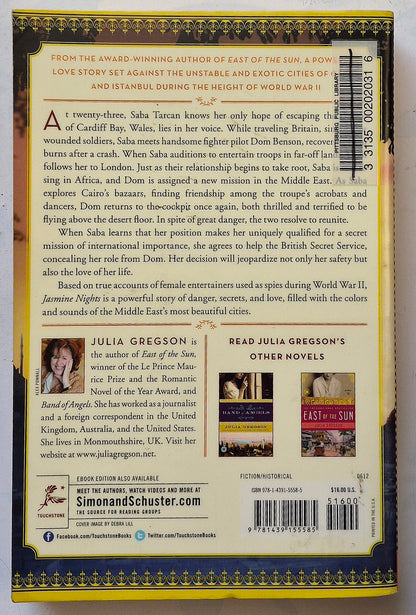 Jasmine Nights by Julia Gregson (Good, 2008, Pbk, 416 pgs, Simon and Schuster)