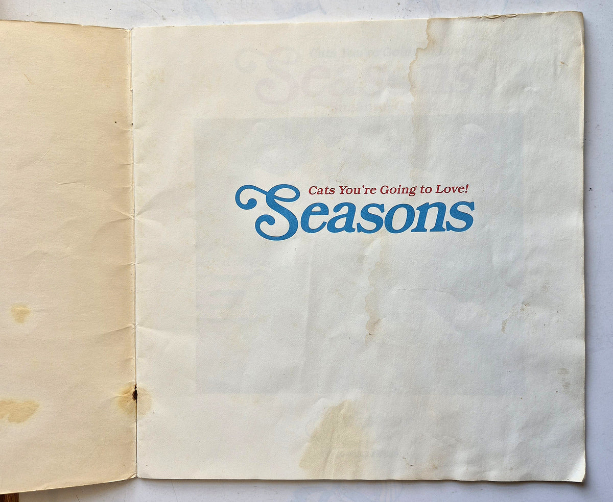Cats You're Going to Love! Seasons by Suzanne Green (Acceptable, 1988, Pbk, Willowisp)