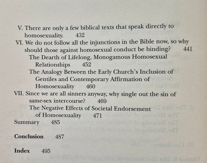 The Bible and Homosexual Practice Texts and Hermeneutics by Robert A. J. Gagnon (Very good, 2001, HC, 520 pgs, Abingdon Press)
