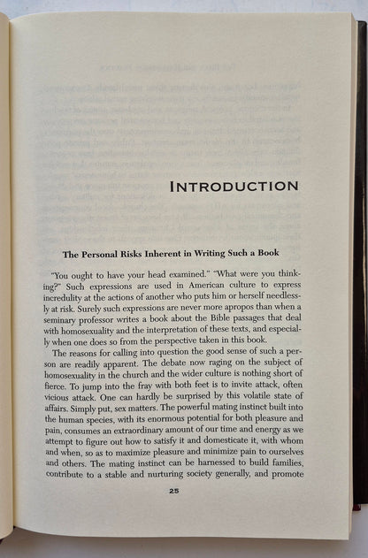 The Bible and Homosexual Practice Texts and Hermeneutics by Robert A. J. Gagnon (Very good, 2001, HC, 520 pgs, Abingdon Press)