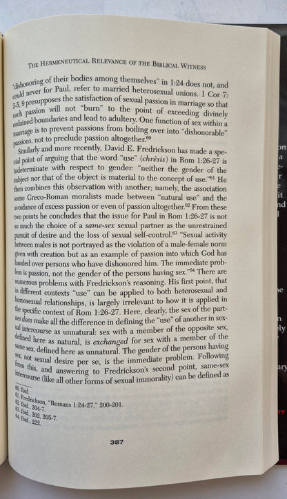 The Bible and Homosexual Practice Texts and Hermeneutics by Robert A. J. Gagnon (Very good, 2001, HC, 520 pgs, Abingdon Press)