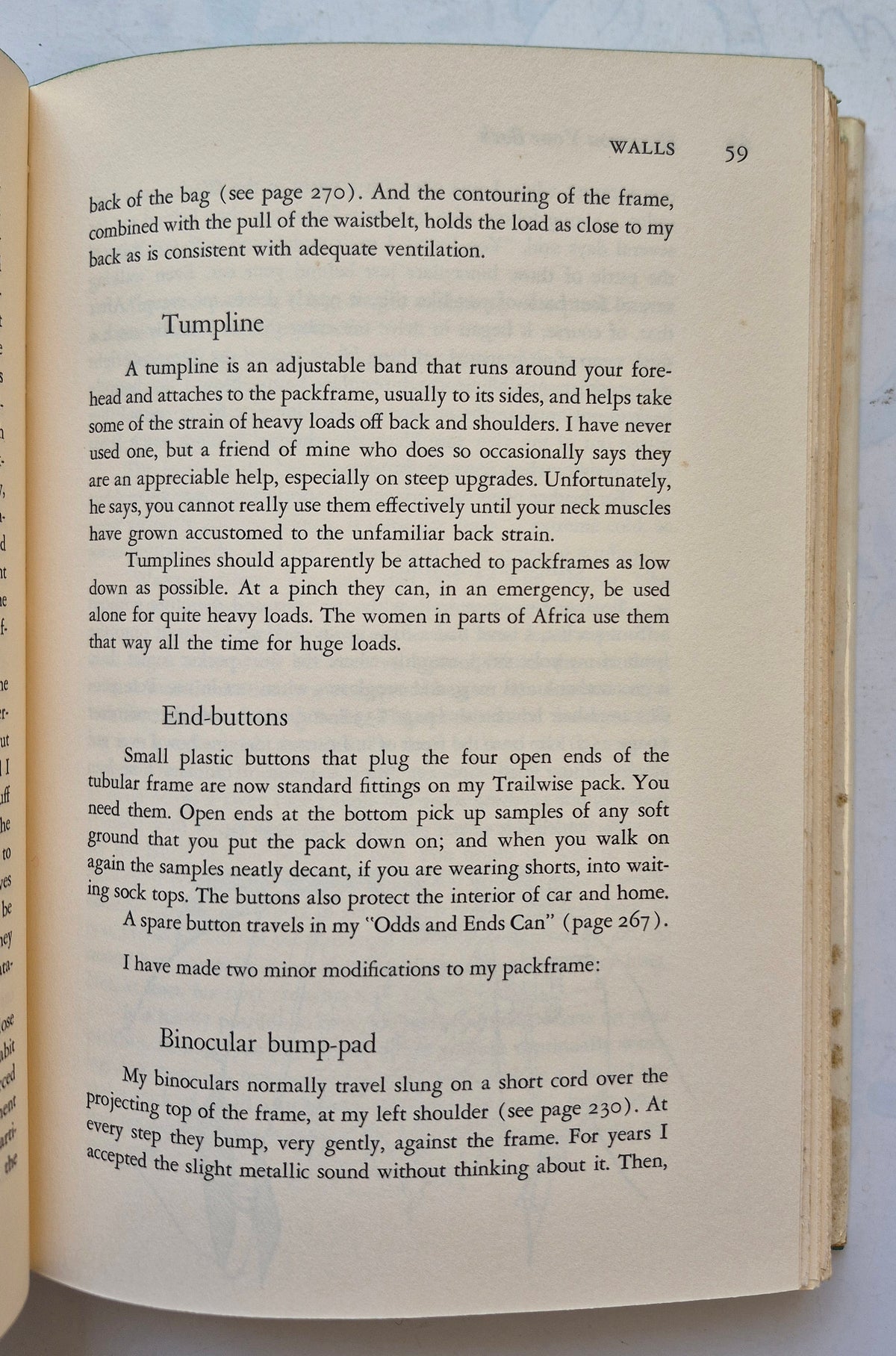 The Complete Walker: The Joys and Techniques of Hiking and Backpacking by Colin Fletcher (Good, 1971, HC, 366 pgs, Alfred A. Knopf)