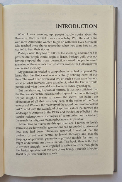 The Spirit of Renewal: Crisis and Response in Jewish Life by Edward Feld (Very good, 1991, HC, 191 pgs, Jewish Lights Pub.)