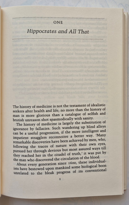 The Alarming History of Medicine: Amusing Anecotes from Hippocrates to Heart Transplants by Richard Gordon (Very good, 1994, HC, 256 pgs, St. Martin's Press)