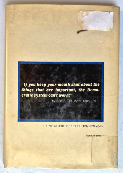 "Give 'em Hell Harry! Reminiscences by Samuel Gallu (Good, 1975, HC, 83 pgs, The Viking Press)