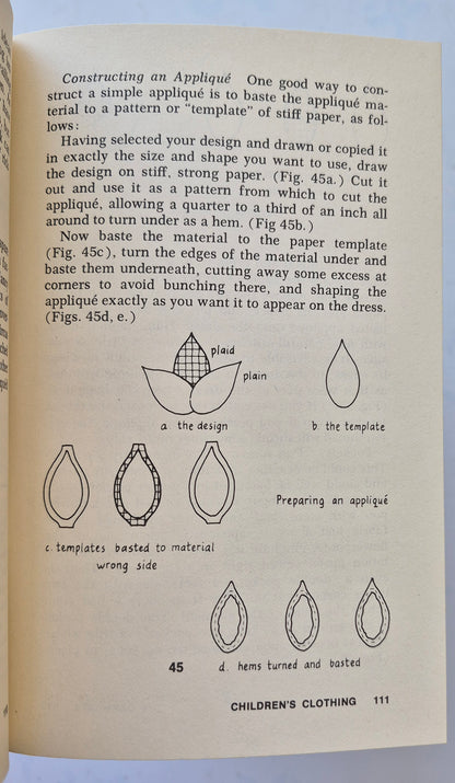 The Mender's Manual: Repairing and Preserving Garments and Bedding by Estelle Foote (Very Good, 1976, HC, 180 pgs, Harcourt Brace Jovanovich, First Edition)
