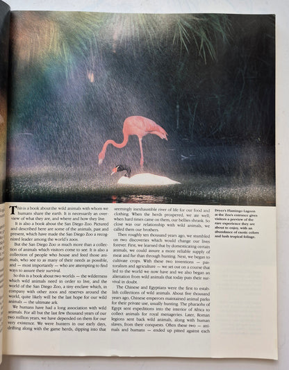The San Diego Zoo 75th Birthday Edition by Bob Gray (Very good, 1990, Pbk, 136 pgs, Zoological Society of San Diego)