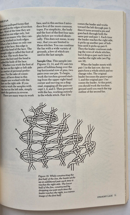 Bobbin Lace: An Illustrated Guide to Traditional and Contemporary Techniques by Brigita Fuhrmann (Very Good, 1985, Pbk, 160 pgs, Dover)