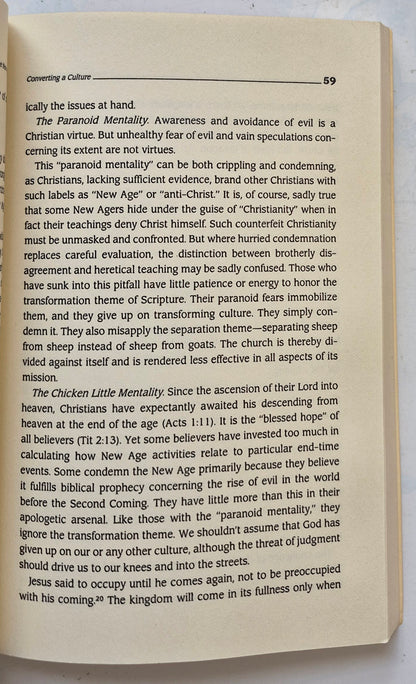 Confronting the New Age: How to Resist a Growing Religious Movement by Douglas Groothuis (Good, 1988, Pbk, 230 pgs, InterVarsity Press)