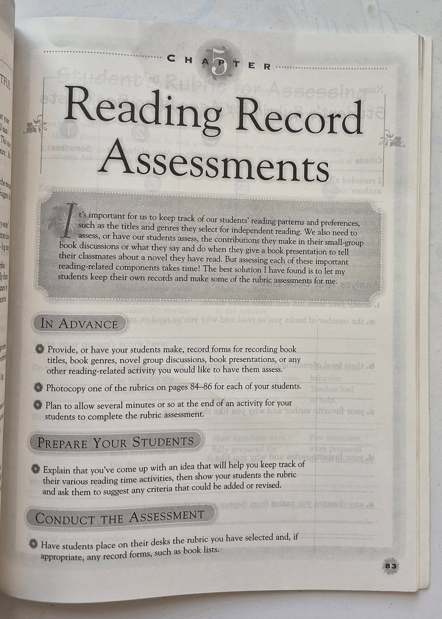 40 Rubrics & Checklists to Assess Reading and Writing by Adele Fiderer (Very Good, 1999, Pbk, 128 pgs, Scholastic)