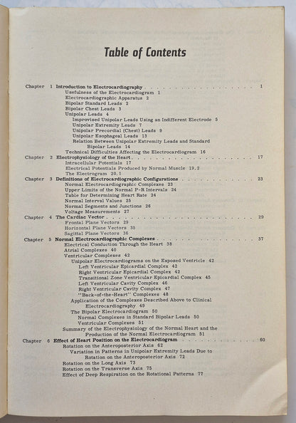 Principles of Clinical Electrocardiography by Mervin J. Goldman (Good, 1964, Pbk, 380 pgs, Lange Medical Pub.)