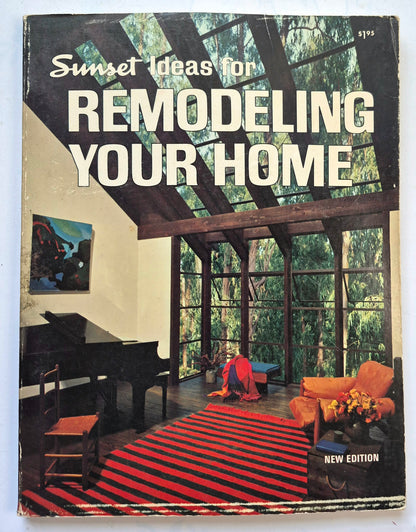 Sunset Ideas for Remodeling Your Home editor Sherry Gellner (Good, 1972, Pbk, 128 pgs, Lane Magazine & Book Co.)