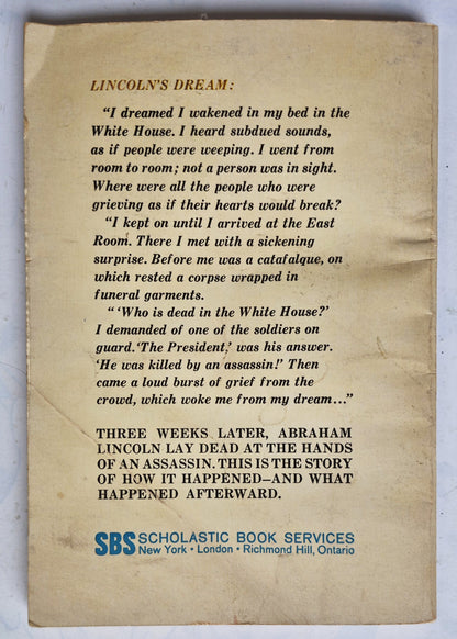 The Death of Lincoln: A Picture History of the Assassination by Leroy Hayman (Good, 1968, Pbk, 127 pgs, Scholastic)