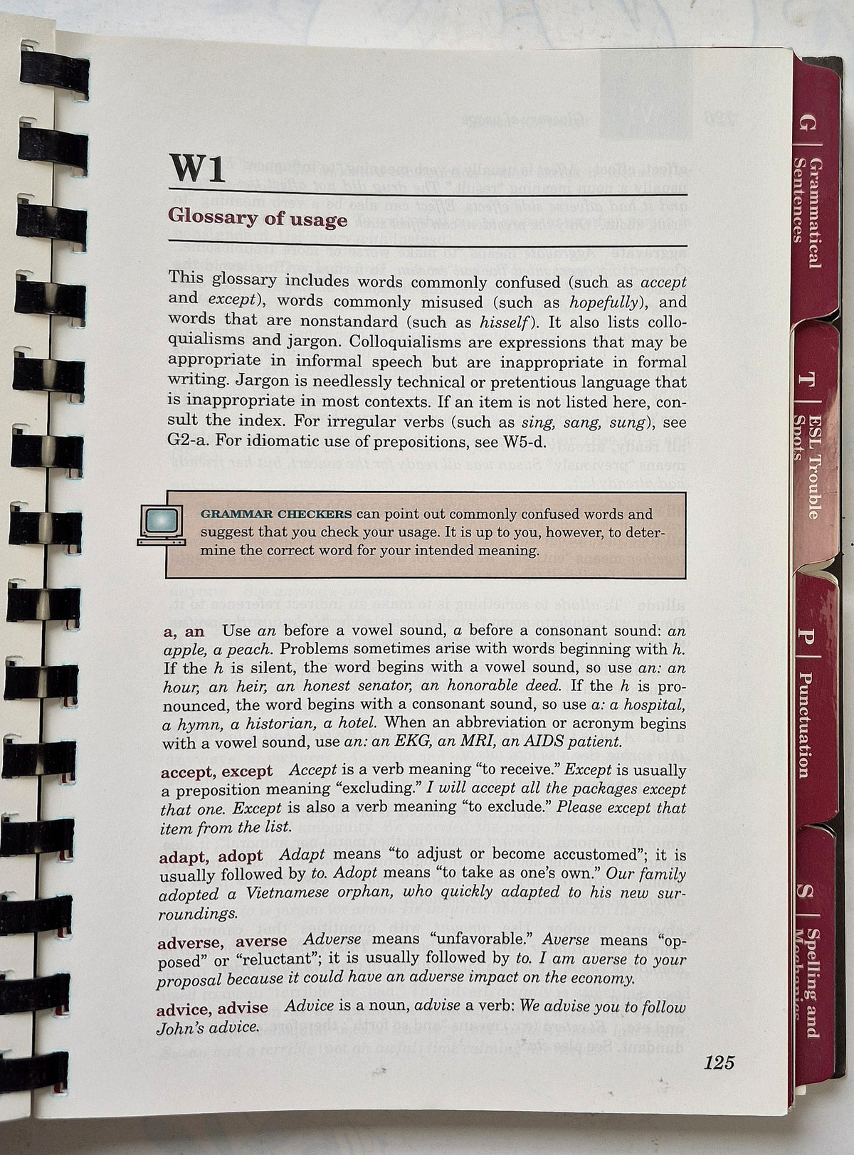 A Writer's Reference Fourth Edition by Diana Hacker (Very Good, 1999, Pbk, Bedford/St. Martin's)