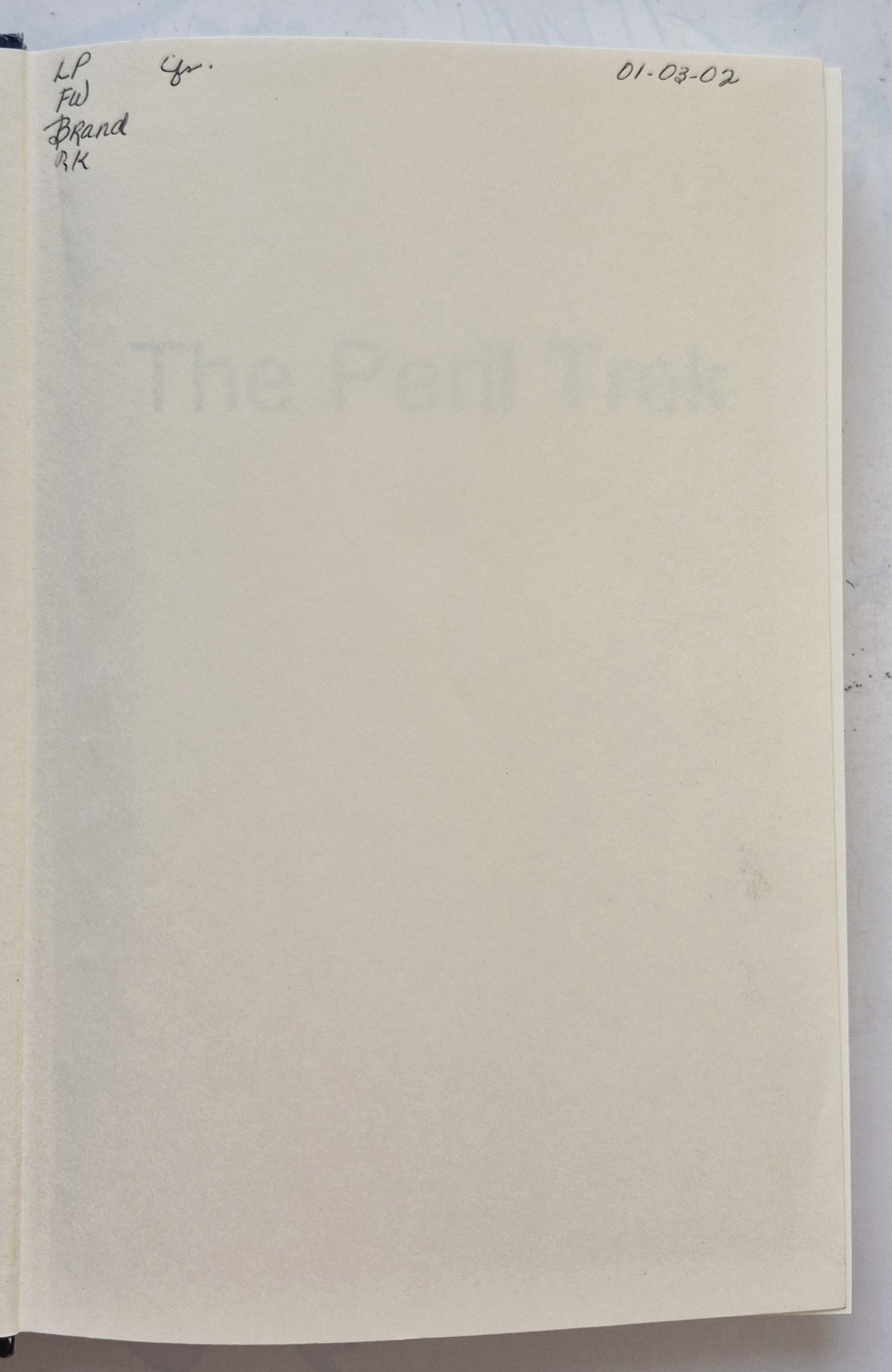 The Peril Trek by Max Brand (Good, 2001, HC, 336 pgs, Thorndike Press Large Print)
