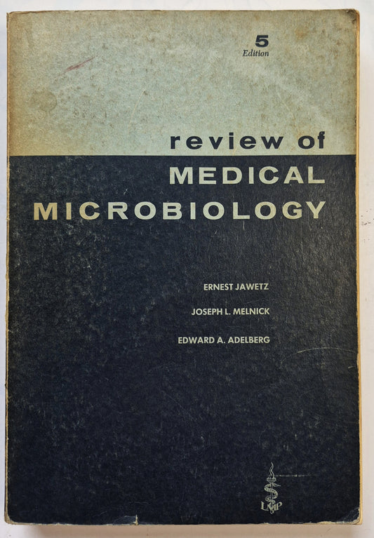 Review of Medical Microbiology Edition 5 by Ernest Jawetz; Joseph L. Melnick; Edward A. Adelberg (Good, 1962, Pbk, 400 pgs, Lange Medical Pub)