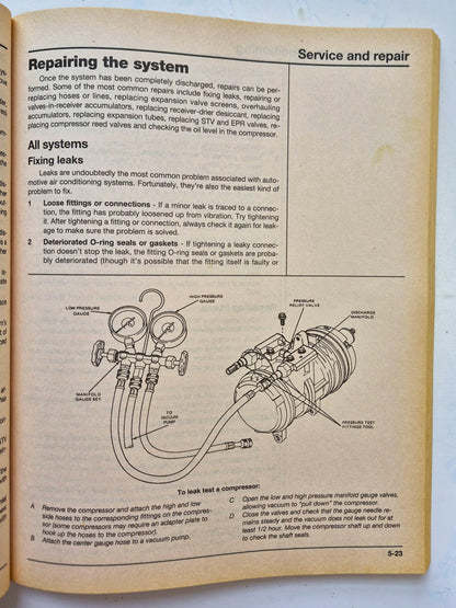 The Haynes Automotive Heating & Air Conditioning Systems Manual by Mike Stubblefield; John Haynes (Good, 2000, Pbk, Haynes Techbook)