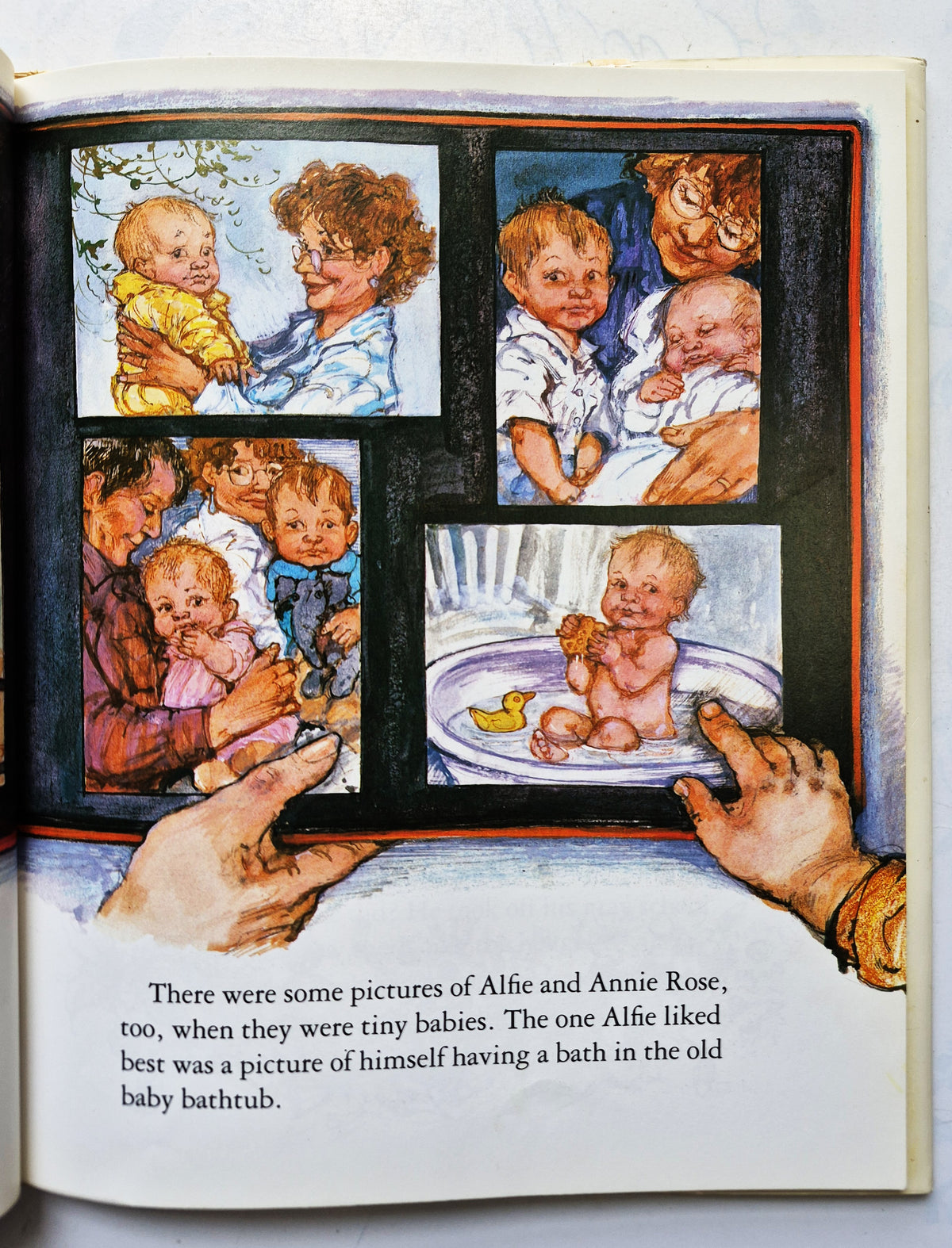 The Big Alfie and Annie Rose Storybook by Shirley Hughes (Good, 1988, HC, Lothrop, Lee & Shepard Books)