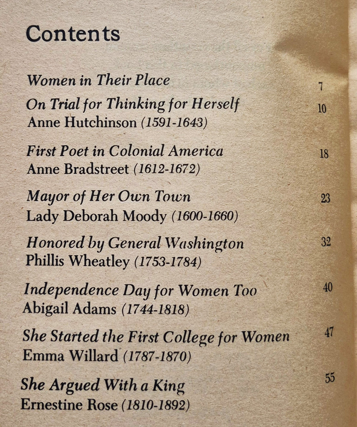 They Led the Way: 14 American Women by Johanna Johnston (Good, 1973, Pbk, 126 pgs, Scholastic)